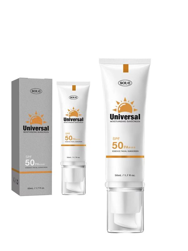 2 Pack Moisturizing sunscreen Essence facial sunscreen SPF 50PA+++ Skin care products Titanium Comfort