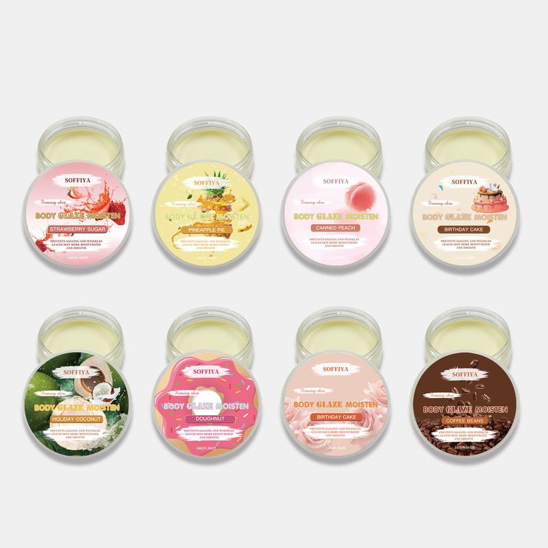 Body Butter, 8-piece set Body Butter Donut, Moisturizer for Women Skin, Cream, Butter Body Moisturizer