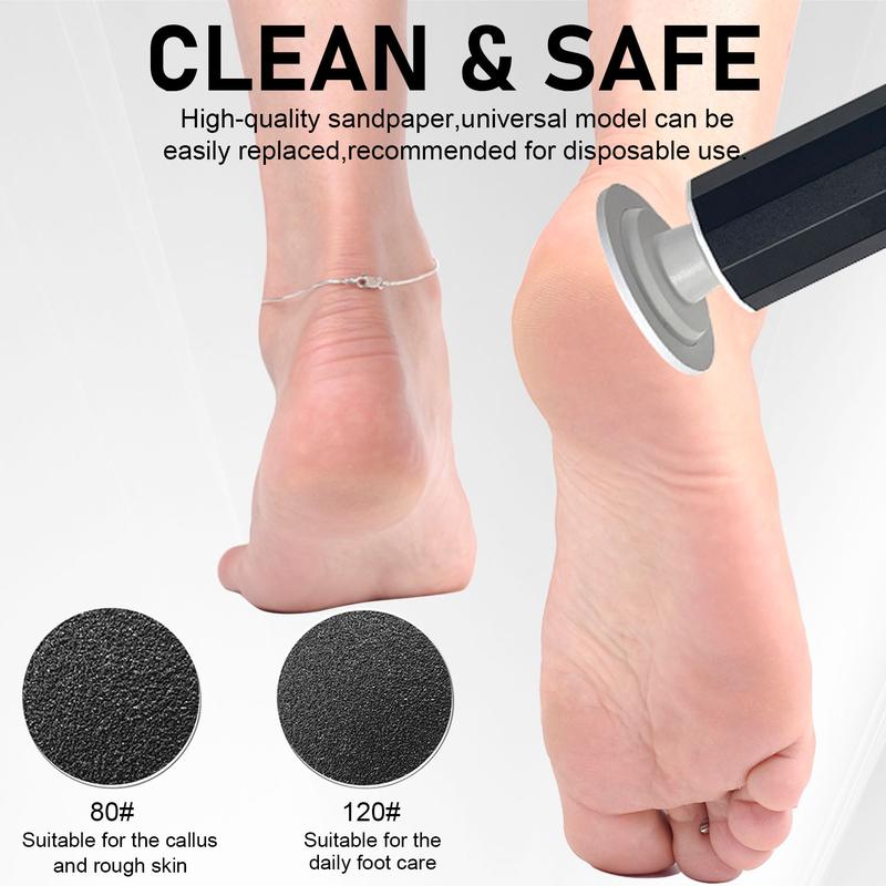 Electric Feet Callus Remover,Portable Electronic Foot File Pedicure Tools,Waterproof Foot Scrubber File,Pedi Foot Care for Dead,Hard Cracked Dry Skin