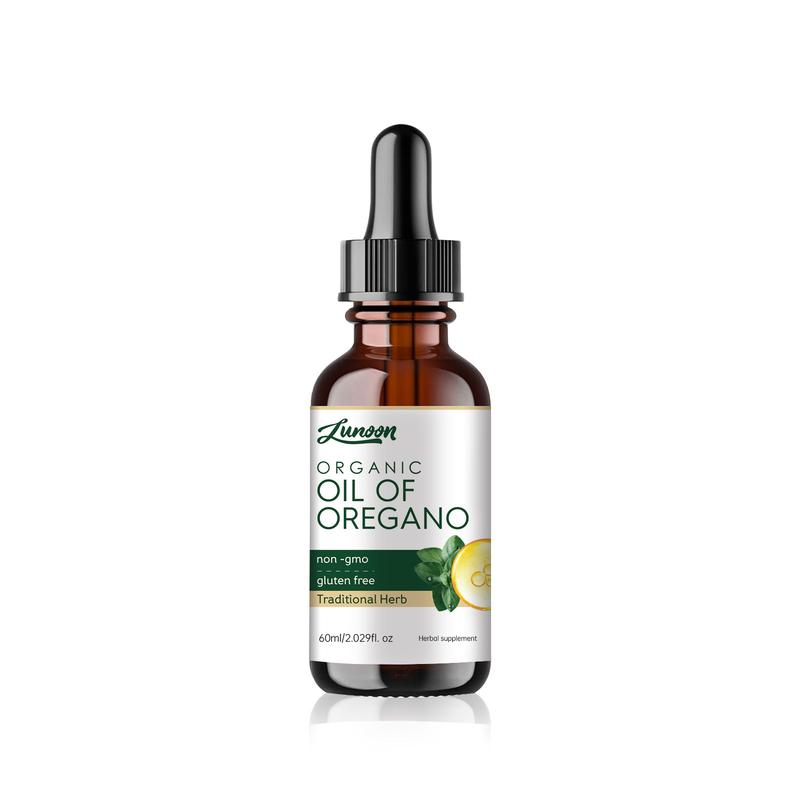 LUNOON Organic Oregano Oil, Deeply Hydrating and Nourishing,60ml Oregano Oil, Gentle Drops Oregano oil drops