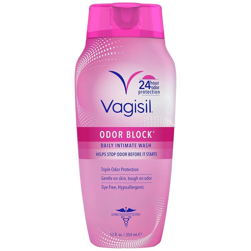 Vagisil Feminine Wash, Odor Block, Gynecologist Tested, Hypoallergenic, 12 oz, (Pack of 1)