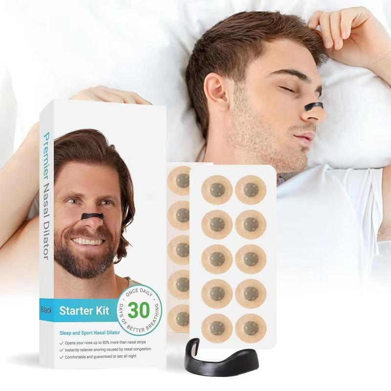 Breathing Refill Tabs Pack - Boost Oxygen, Improve Sleep Quality Snoring Solution- Sweat Resistant, Skin Safe Nasal Strips - Extra Strength Snore Stopper Extra Strength skin safe nasal strip