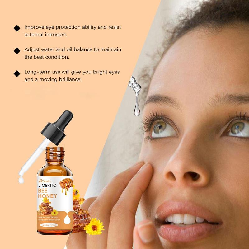 Honey Eye Care Liquid, Moisturizing & Firming Eye Care Product for Christmas Gift, Eye Care Product for Women & Men, Daily Skincare Product for Daily Use