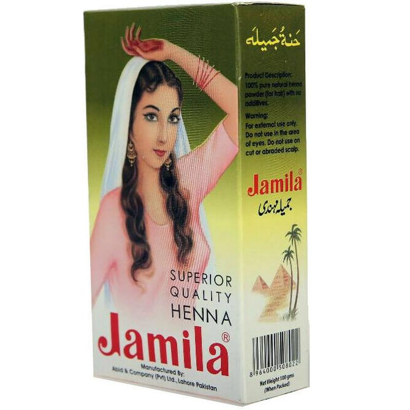 Jamila Pure Natural Henna Powder For Hair Dye Color, 100 grams