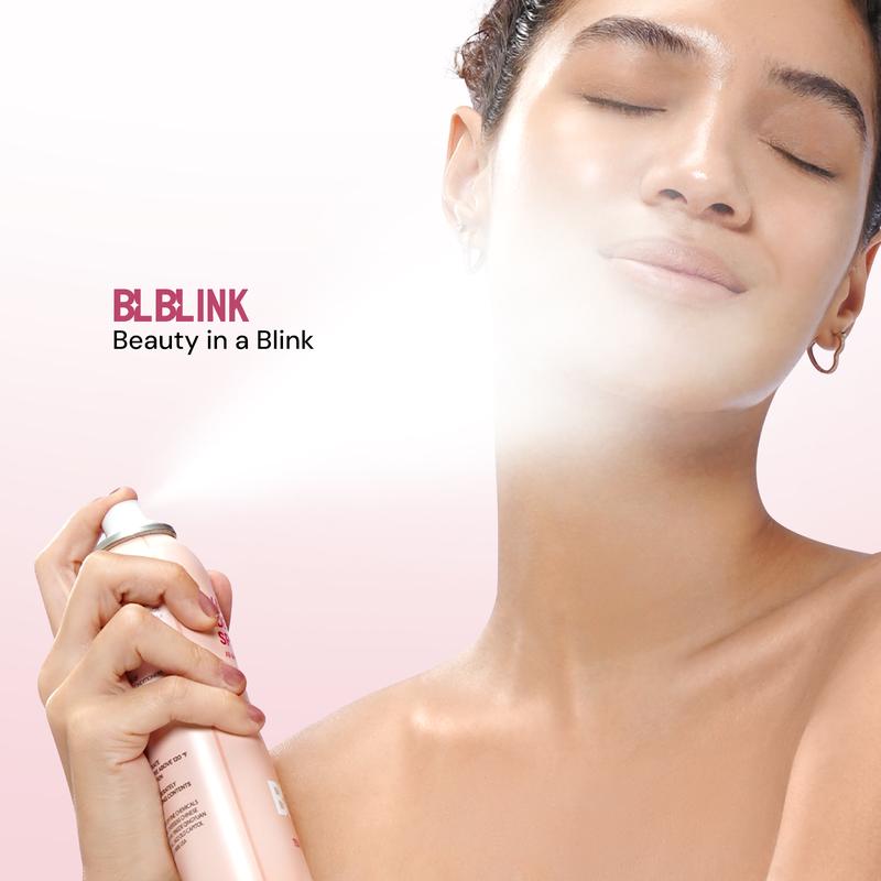 BLBLINK Facial Hair Removal Spray Set with Razor, Cooling & Soothing Skincare with Fine Italian Rice Starch Mist, Includes 2 Razor