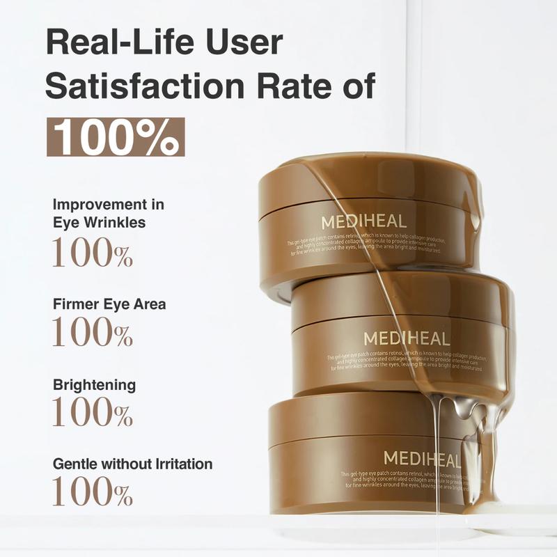 Mediheal Retinol Collagen Eye Ampoule Patch Moisture Bright