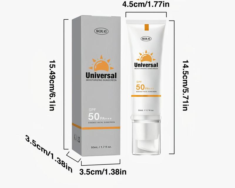 2 Pack Moisturizing sunscreen Essence facial sunscreen SPF 50PA+++ Skin care products Titanium Comfort