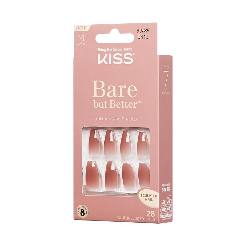 KISS Bare-But-Better Press-On Nails - Nude Lipstick