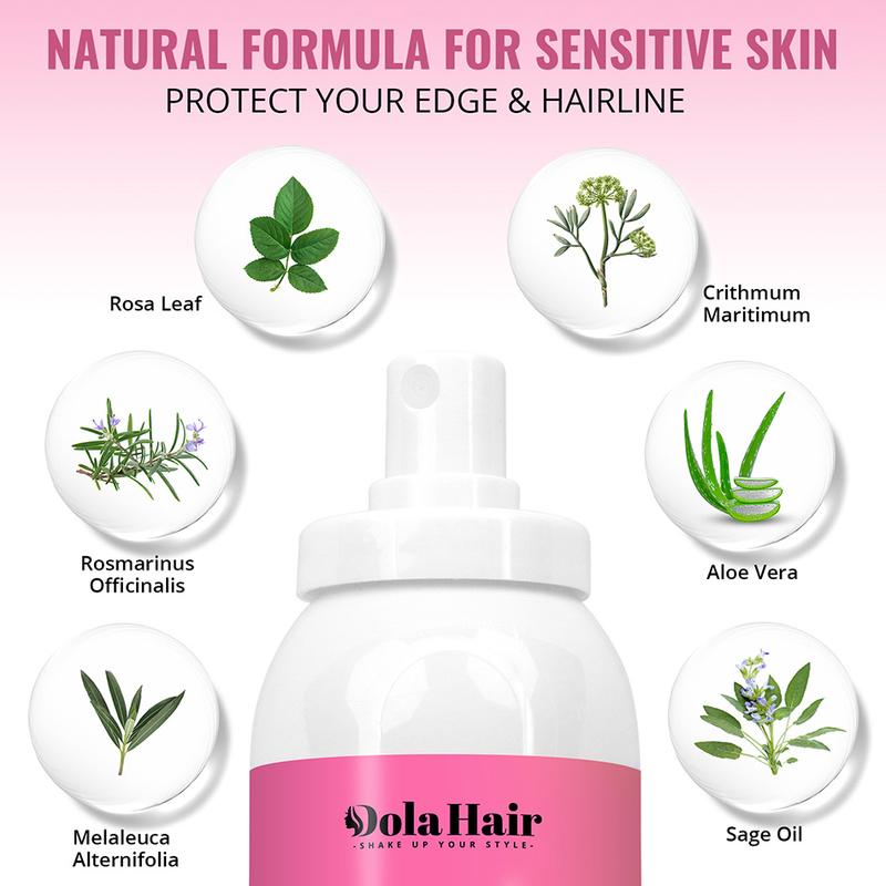 Dolahair Lace Melting and Holding Spray Glue-Less Hair Adhesive for Wigs Glueless Install Lace Front Wig Spray Wig Melting Spray