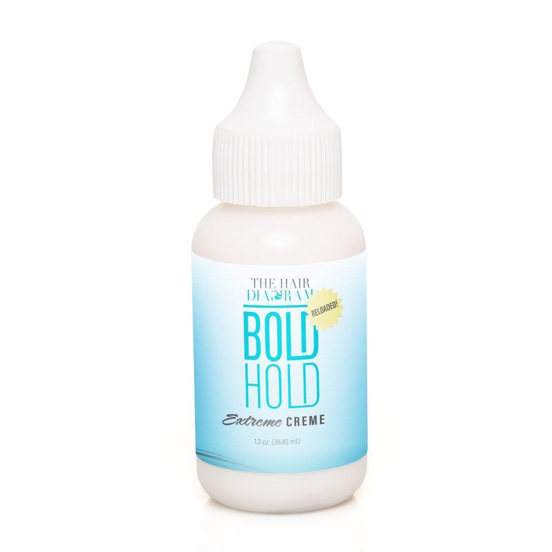 Bold Hold Extreme Creme - Lace Wig Glue  Wig Adhesive 1.3 oz. by The Hair Diagram