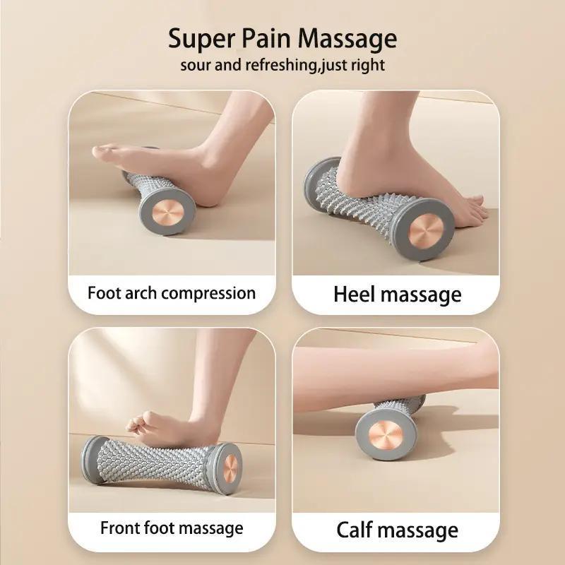 Manual Foot Massager, Foot Massage Roller,Muscle Roller Stick for Plantar Fasciitis Recoveryand Tight Muscles Relax, Home Foot Care Tool