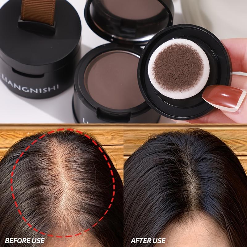 Hairline shadow powder, natural hair concealer, forehead and gray hair coverage, long-lasting eyebrow powder, filling sparse areas, beauty