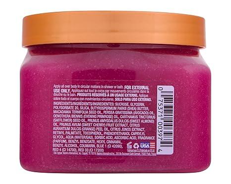 Tree Hut Cherry Rave Shea Sugar Scrub | Exfoliating Body Scrub Removes Dead, Dry Skin for a Soft & Hydrated Feel