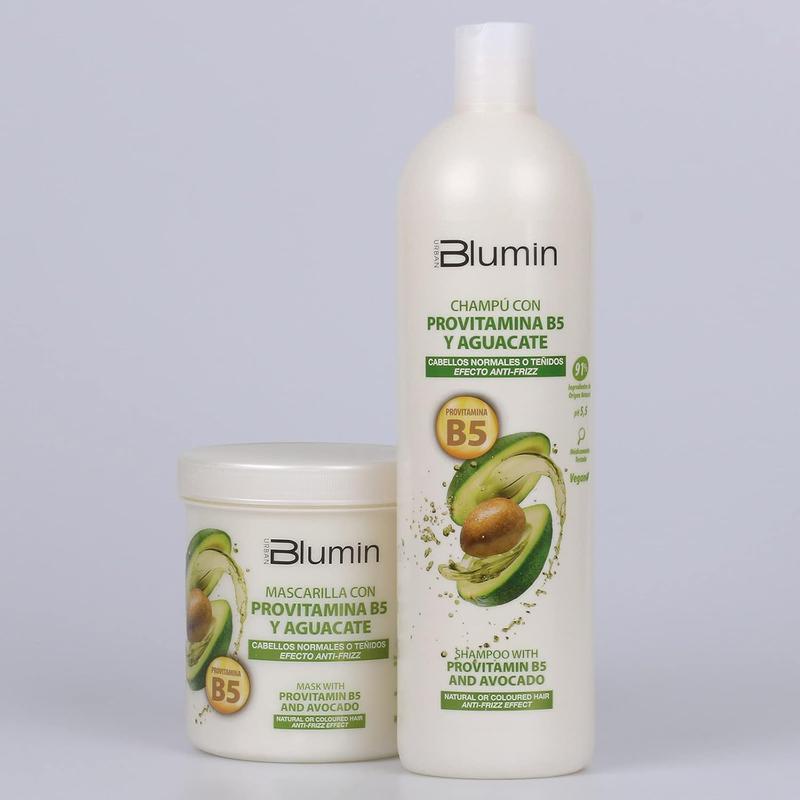 Blumin Kit Shampoo (1000ml) & Mask (700ml) Avocado and Provitamin B5