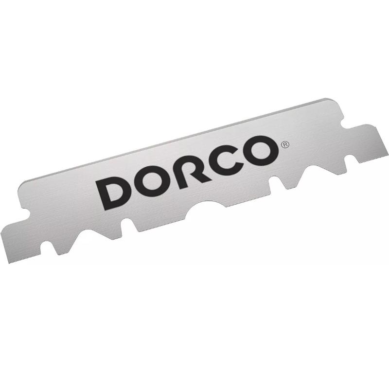 100 DORCO RED Single Edge Half Pre cut Pre snipped Shaving Razor Blades For Professional Barbers for beard lineup hair design nape neck cleaning