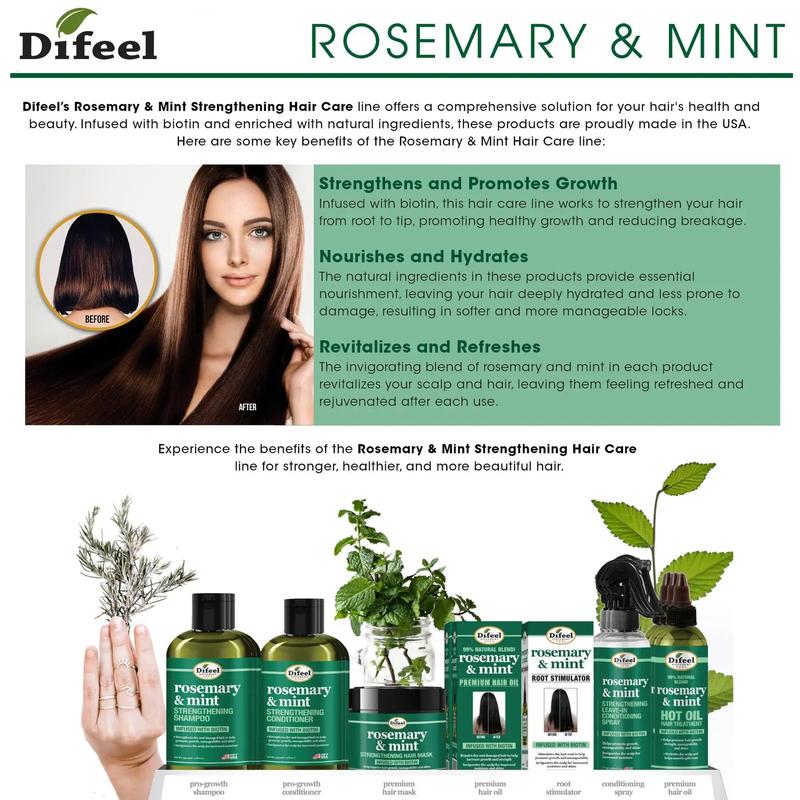 Difeel Rosemary Mint W Biotin Root Stimulator 7.1oz