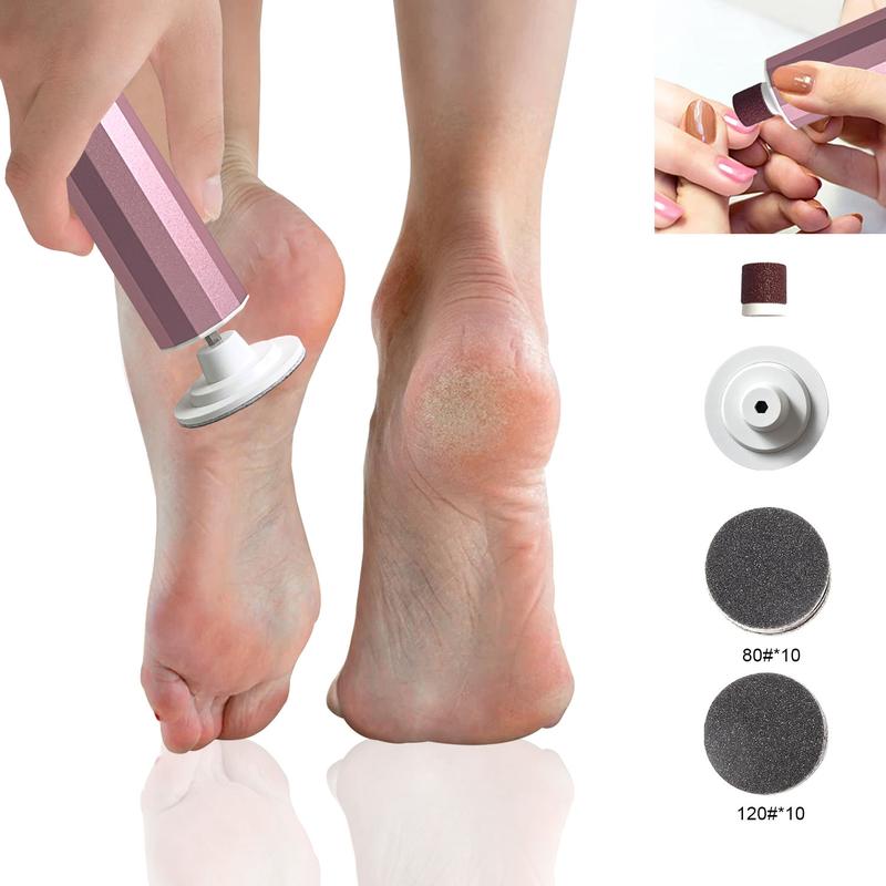 Electric Feet Callus Remover,Portable Electronic Foot File Pedicure Tools,Waterproof Foot Scrubber File,Pedi Foot Care for Dead,Hard Cracked Dry Skin