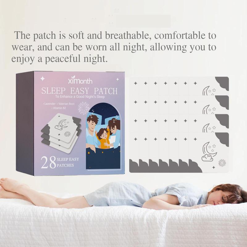 Sleep Patch, 28pcs box Sleep Easy Patch, Sleep Aid Patch, Stress Relief Patch, Relaxation Patch, Body Care Kit for Women & Men