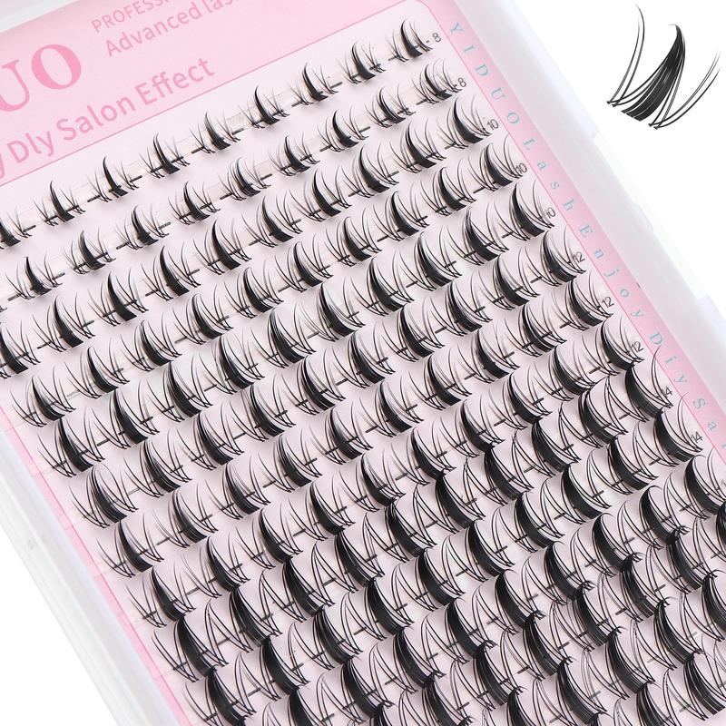 Mixed Length Waterproof Eyelash Kit, 1 Set Natural Look Eyelash Extensions with Tools, Self Grafting Curl Eyelashes, Eye Makeup Enhancement False Eyelashes