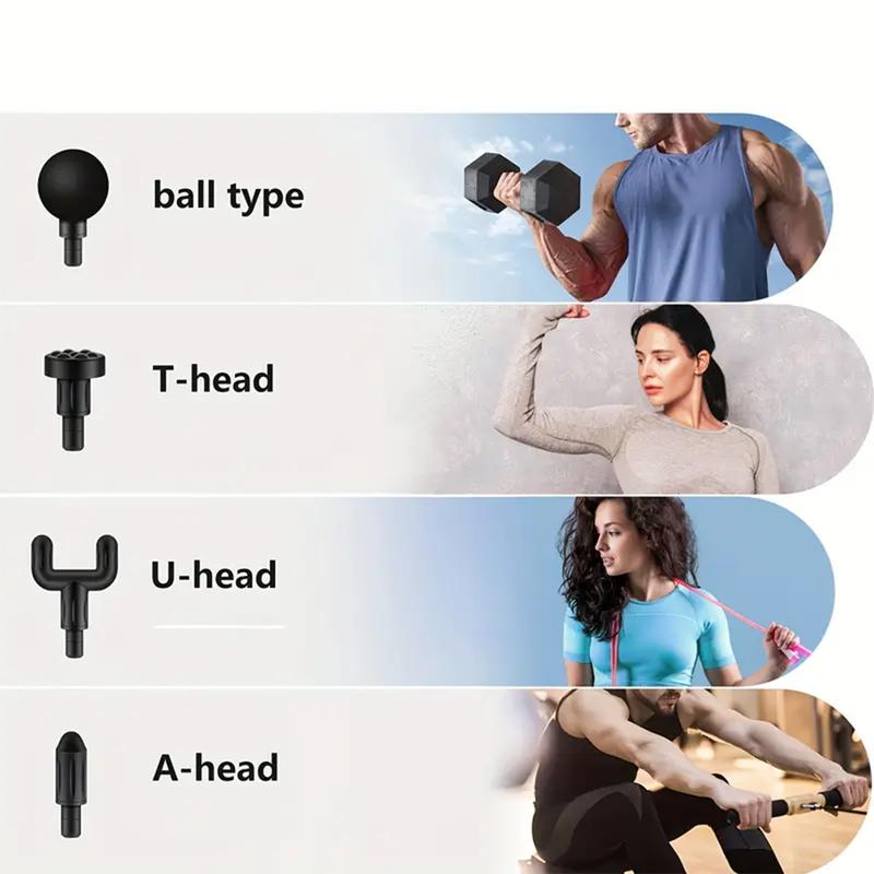 Portable Handheld Fascia  Gun: Relieve Anxiety and Body Tension Comfort christmas 2024 ornament  gun percussion massage