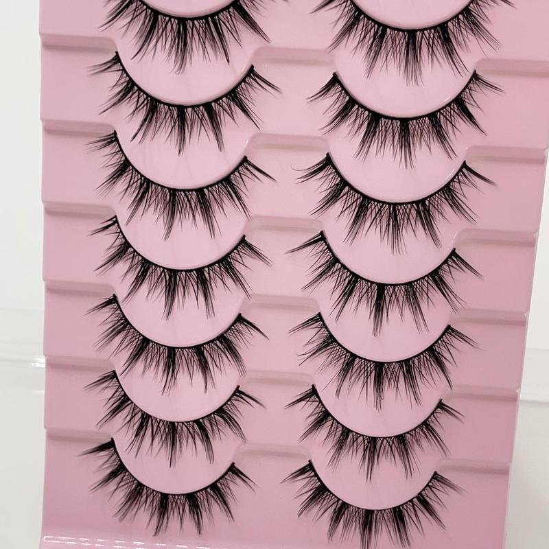 Cat Eye False Eyelashes, Extra Long And Thick False Eyelashes For Makeup And Eyelash Extension, Cosplay False Eyelashes, 3D Wispy False Eyelashes