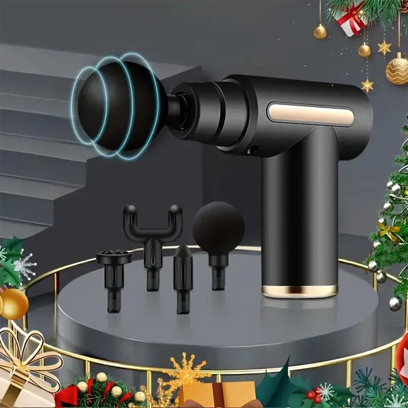 Portable Handheld Fascia  Gun: Relieve Anxiety and Body Tension Comfort christmas 2024 ornament  gun percussion massage