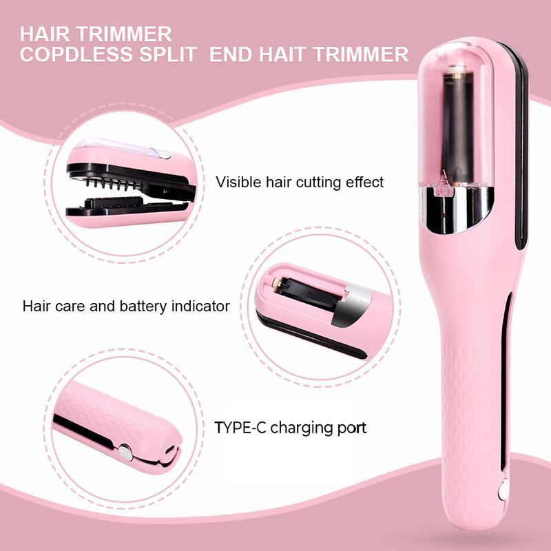 [LIVE]Portable Hair Split Ends TrimmerWomen's Professional Hair CutterWireless Smooth End Cutting ClipperProduct for Beauty Comfort Salon