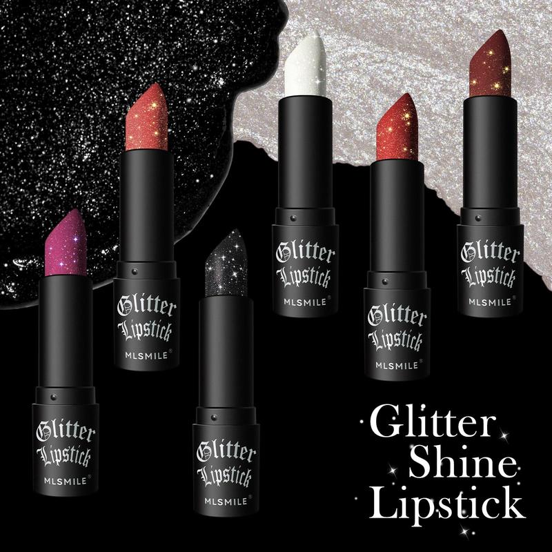 Long Lasting Glitter Matte Lipstick, Easy Coloring Lip Sticks, Non-stick Cup Lip Makeup Product, Girls and Women Makeup Accessories