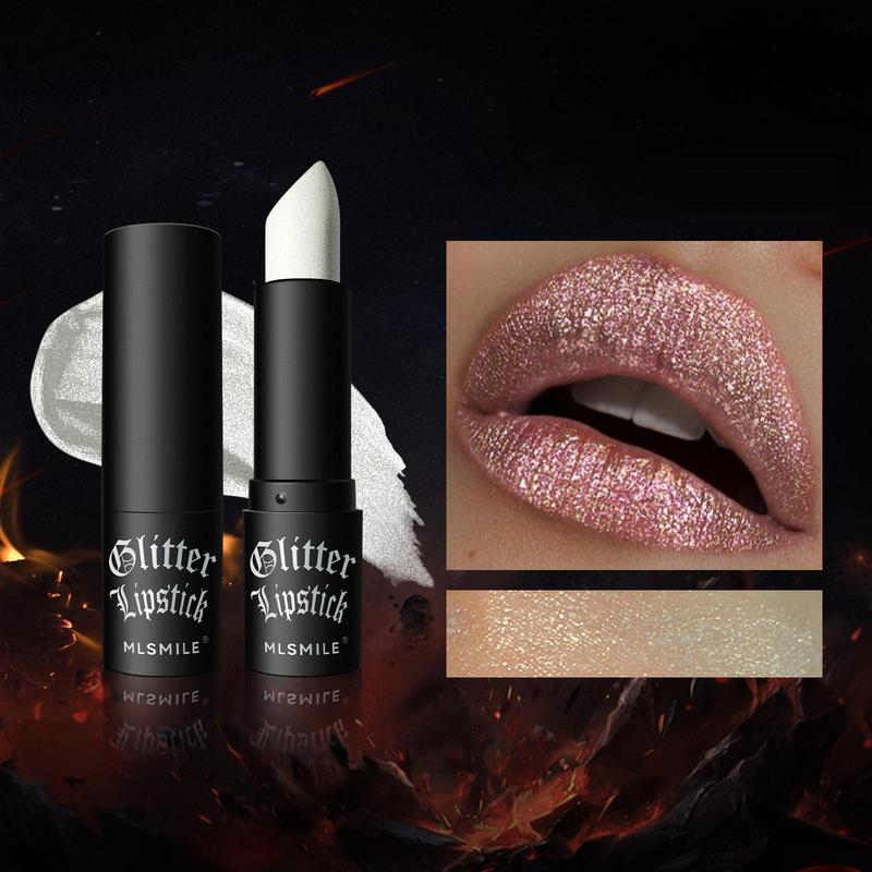 Long Lasting Glitter Matte Lipstick, Easy Coloring Lip Sticks, Non-stick Cup Lip Makeup Product, Girls and Women Makeup Accessories