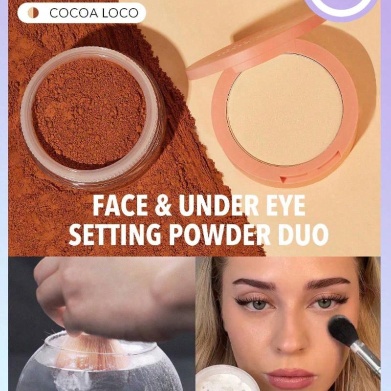 SHEGLAM Insta-Ready Face & Under Eye Setting Powder Duo Xmas Christmas Gift Winter