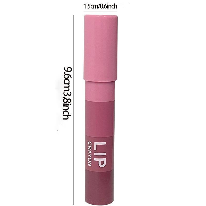 4-color Matte Lipstick, 4 in 1 Moisturizing Tinted Lip Balm, Velvet Matte Finish Liquid Lip Gloss Matte Liquid Lipstick, Girls & Women Lip Cosmetic