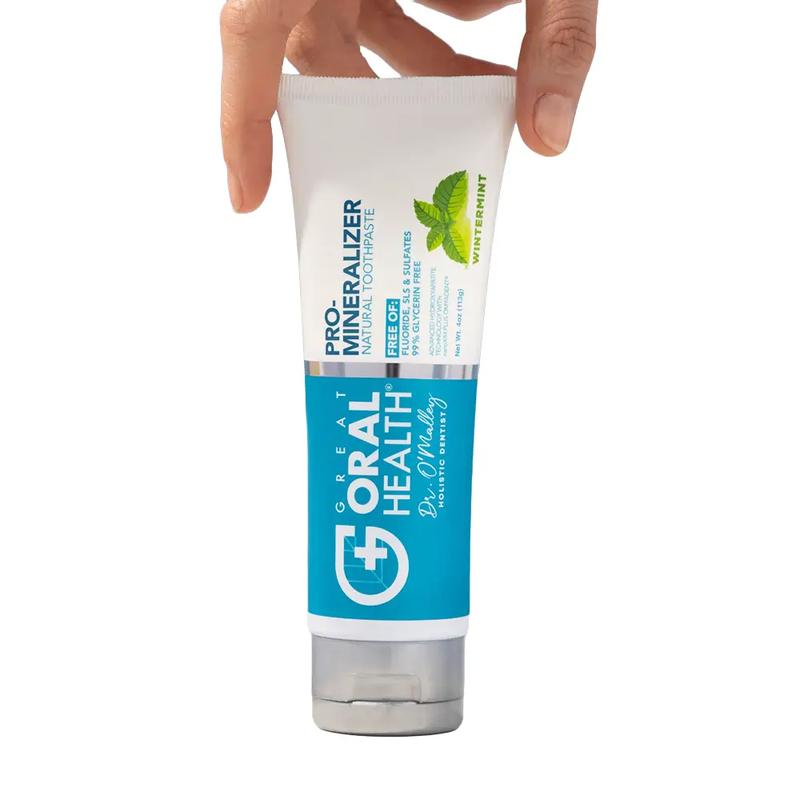 Dentist Formulated Fluoride Free Remineralizing Toothpaste with Nano Hydroxyapatite for Enamel Repair and Sensitive Teeth Wintermint Flavor Oral