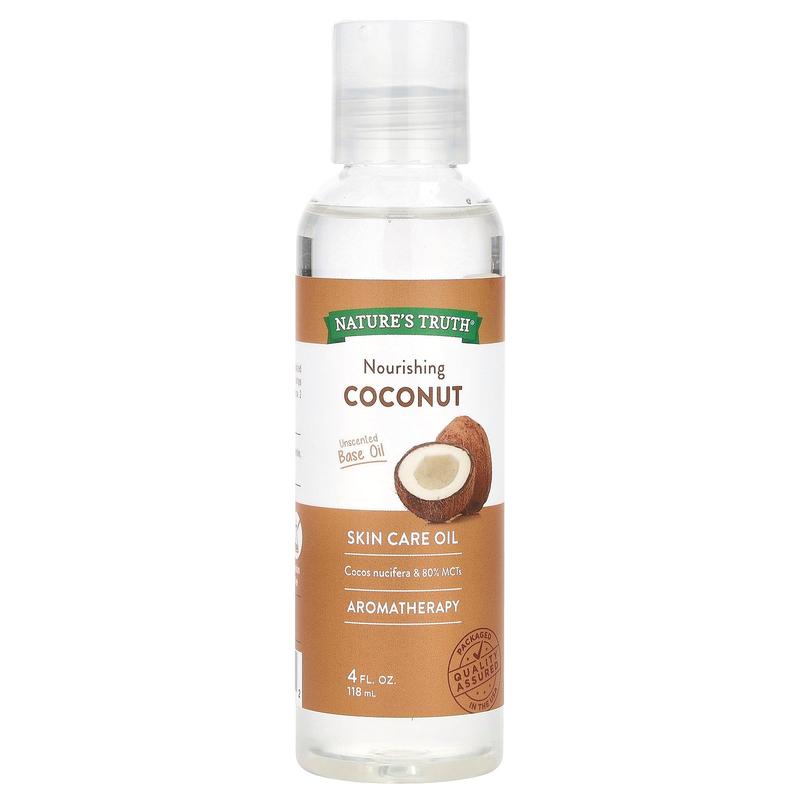 Nature's Truth Skin Care Oil, Nourishing Coconut, 4 fl oz (118 ml)