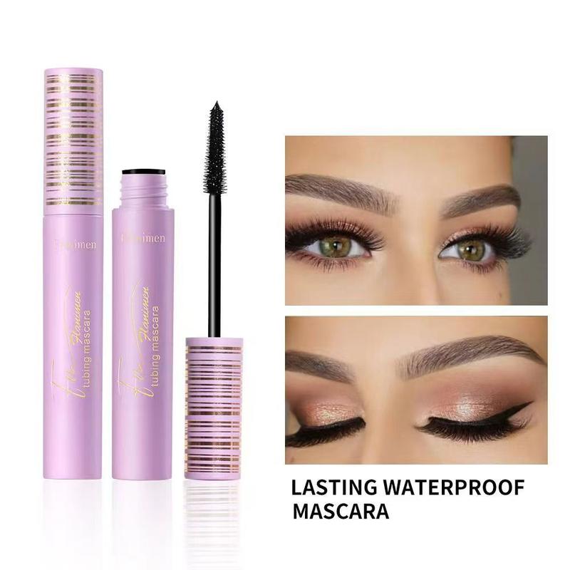 Flanimen Mascara Go the Distance Long-Lasting & Smudge, Safe for Sensitive Eyes, Tubing Mascara, Volumizing, Lengthening, Defining, Curling, Black friday, Christmas Gifts mascara lash makeup voluminous lash