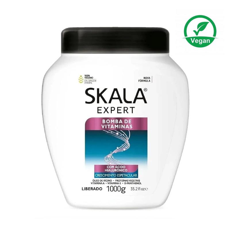 SKALA Vitamins Blast Hair Conditioner Great for hair growth, strength and repair with Hyaluronic Acid Bomba de Vitaminas Haircare Oil