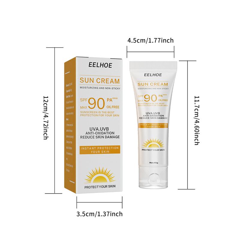 EELHOE Protective Cream Moisturizes the face, body and skin protection without fake white summer refreshing without greasy