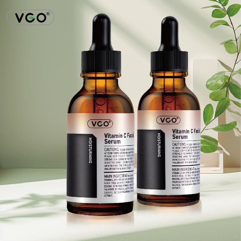 VGO Vitamin C Facial Serum Essence,30ml 60ml Skincare Cleanser-B3 Skin care cream Cleanser Daily Gentle Facial Wash Cleansing Comfort Acne Radiance Hvdrate SkinRepair Moisturize Moisture Moisturizer Hydrating Moisturizing