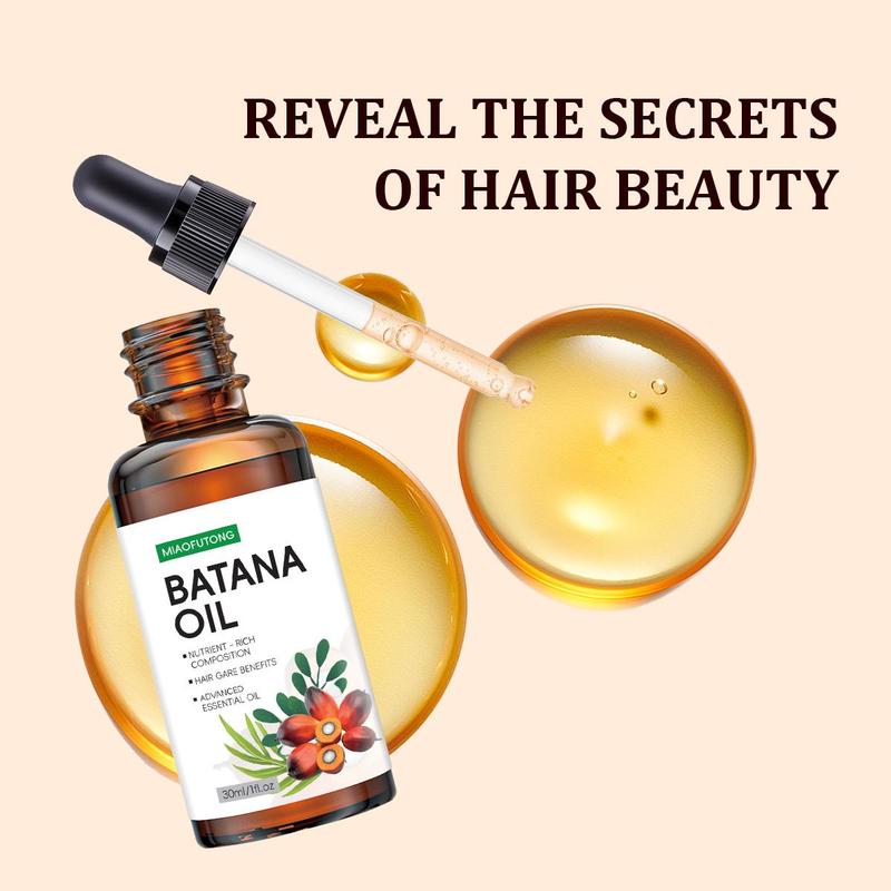 Batana Oil Hair Care Essential Oil, 2 Boxes Deep Moisturizing Hair Scalp Conditioner, Nourishing Hair Care Product for Women & Men All Hair Types