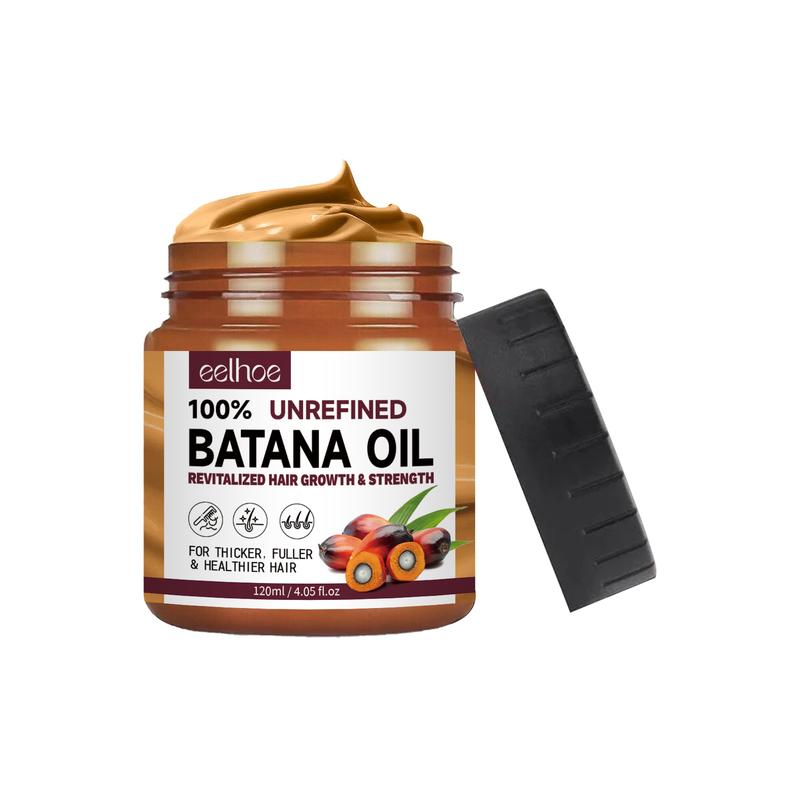 Natural Batana Oil, Dr. Sebi Batana Oil from Honduras - 4.05oz 120ml Unrefined Natural Oil for Visibly Thicker, Healthier Hair of All Types  Comfort haircare mask