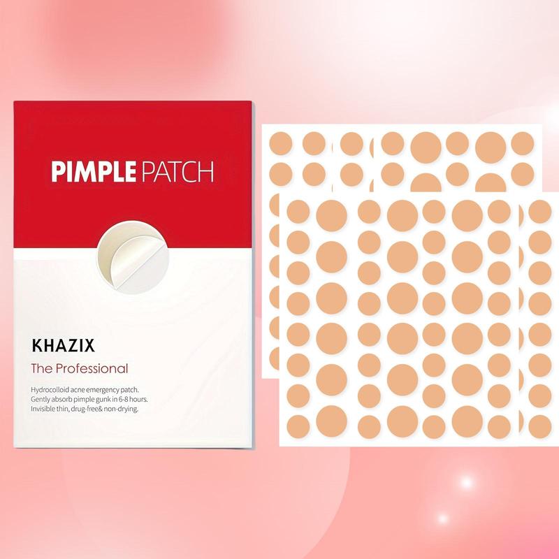 Round Shaped Acne Patches, 288pcs set Invisible Acne Cover Patches, Acne Care Patches, Facial Skin Care Products for Women & Men