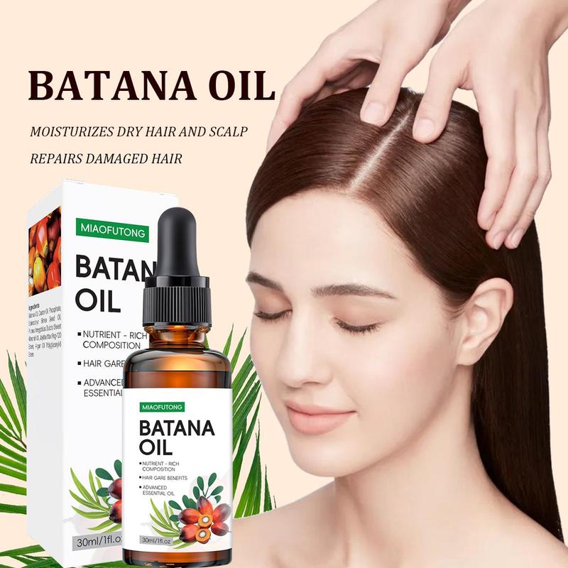 Batana Oil Hair Care Essential Oil, 2 Boxes Deep Moisturizing Hair Scalp Conditioner, Nourishing Hair Care Product for Women & Men All Hair Types