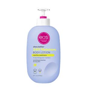 eos Shea Better Body Lotion for Dry Skin, Vanilla Cashmere, 16 fl oz