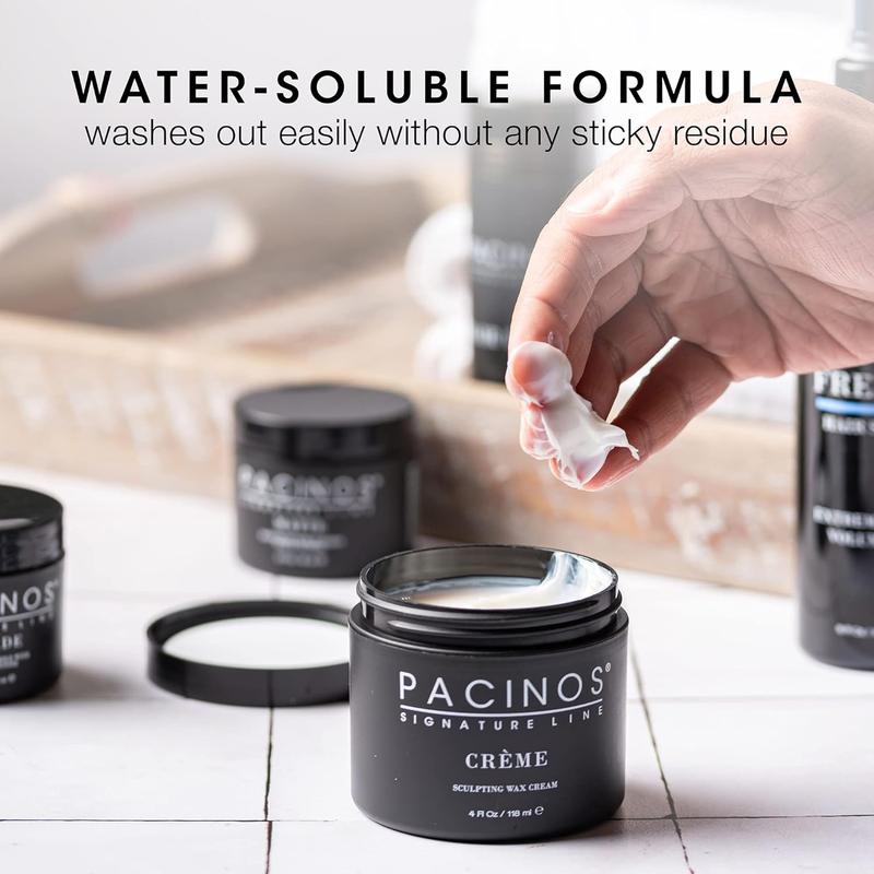 Pacinos Crème - Sculpting Wax Cream, Medium Hold with Medium Shine, All Hair Types, 4 fl. oz. (Black friday sale of 51%)