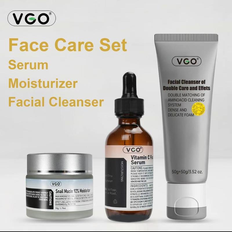 VGO Tender Care Trio: Sensitive Skin's Ultimate So Skin Repair Moisturizing Skincare Comfort