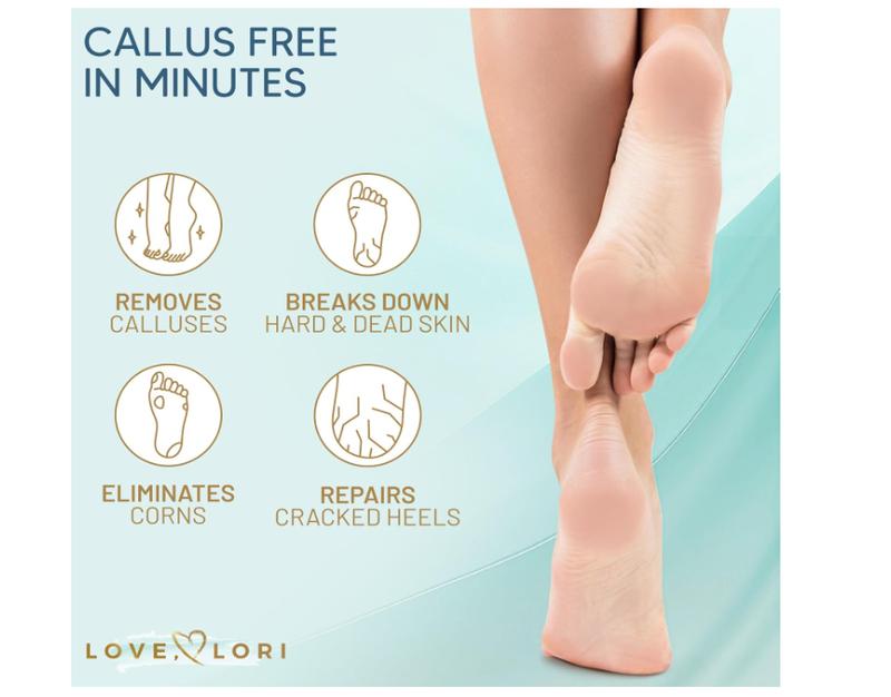 Callus Remover for Feet (Extra Strength) Foot Scrubber for Dead Skin Callus Gel - Professional Pedicure Foot Spa Essential, 6oz