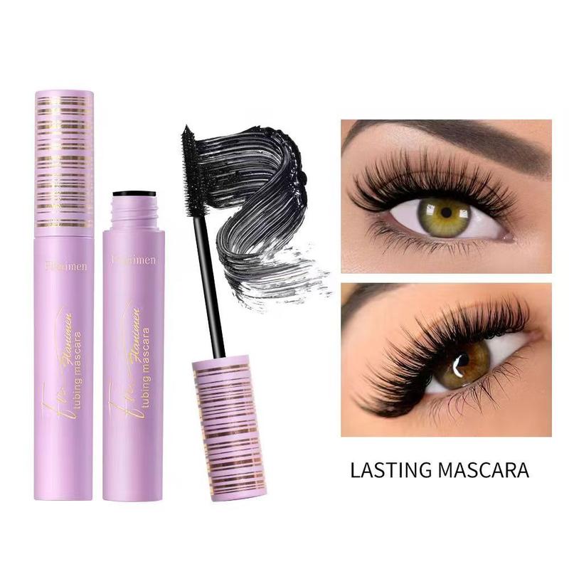 Flanimen Mascara Go the Distance Long-Lasting & Smudge, Safe for Sensitive Eyes, Tubing Mascara, Volumizing, Lengthening, Defining, Curling, Black friday, Christmas Gifts mascara lash makeup voluminous lash