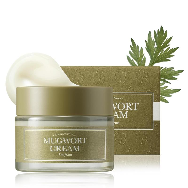 [I'm from Official Shop] Mugwort Cream For all skin type | Moisturizer with 73.55% Mugwort Extract, Soothing, Calming, Redness Relief with Sebum control Skincare Skin Repair Comfort Moisturizing Hydrating Hydrate Moisture