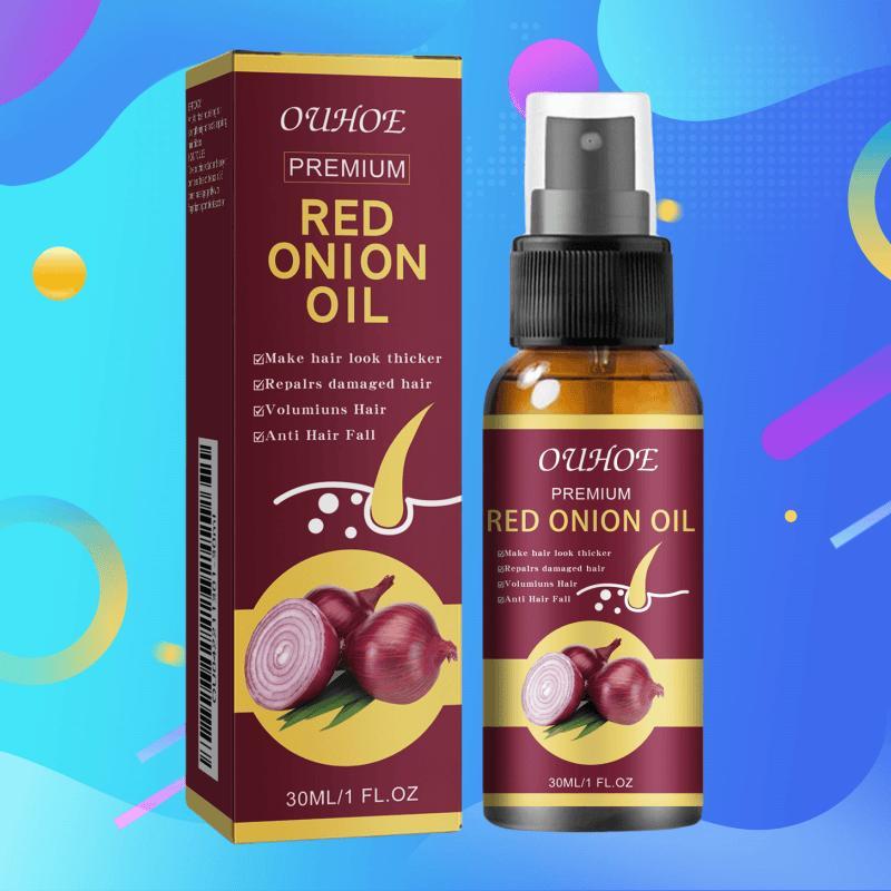 Red Onion Hair Oil, 1 Box 2 Boxes Hair Strengthening Oil, Hair Care Product for Men & Women, Moisturizing Hair Oil for Dry & Damaged Hair