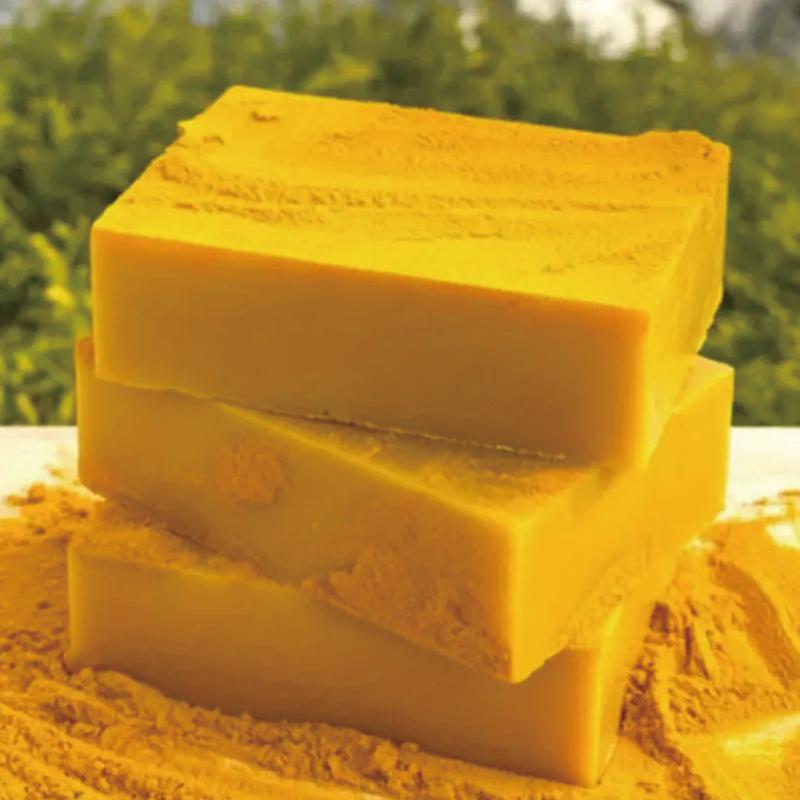 Lemon Turmeric and Kojic Acid Soap, Cleansing Skin,Brightening Formula,Handmade Soap for Face and Body BodyCare Cleanser