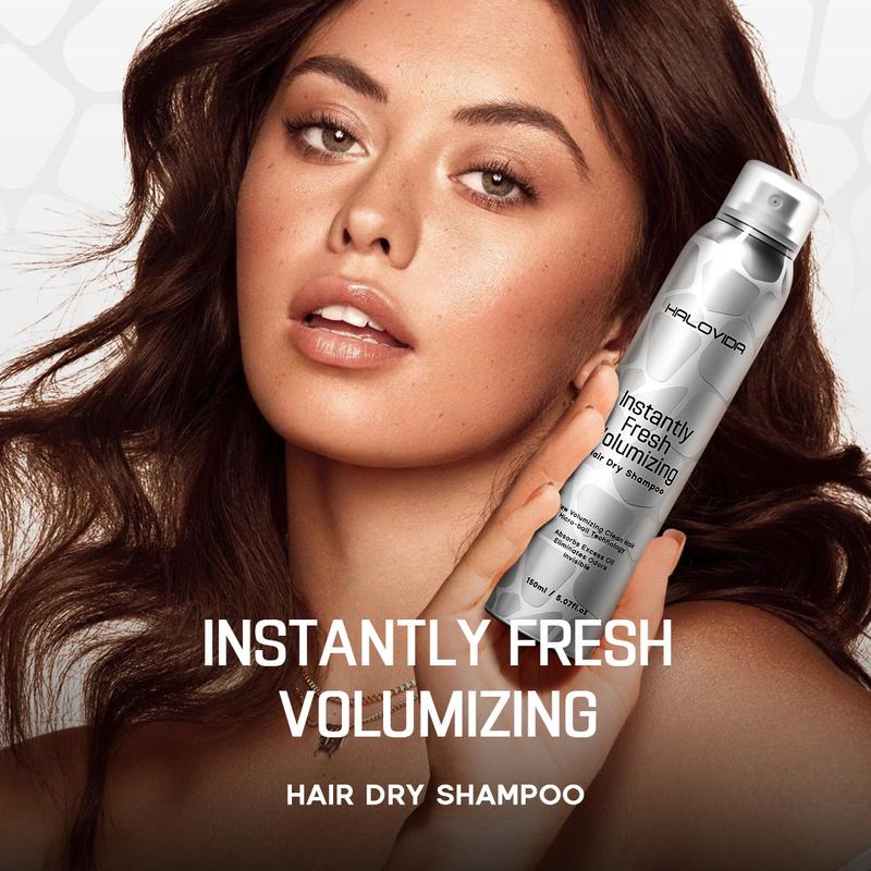 HALOVIDA INSTANT FRESH VOLUMZING INVISIBLE HAIR DRY SHAMPOO 5.07FL.OZ organic cleansing conditioner haircare voluminous and hydrated hair soak up oils Clarifying Shampoo Gentle Cleanser